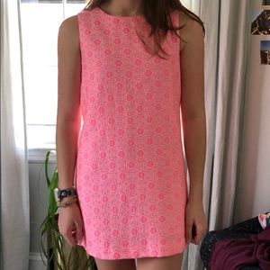 Pink shift dress sz 12